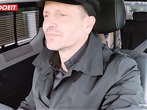 LETSDOEIT - super-naughty Czech entices and bangs Uber Driver