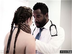 Maddy O'Reilly Exploited into bbc anal at Doctors examination